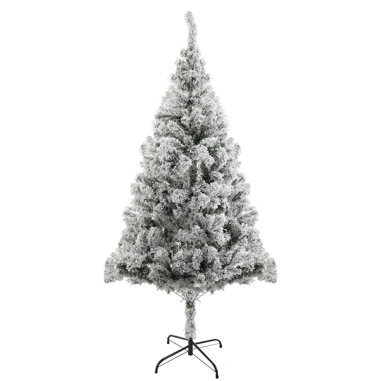 1.8m/6ft Pink/White Artificial Christmas Pine Tree Seasonal Holiday Carnival Decoration for Office, Party, Indoor,Outdoor