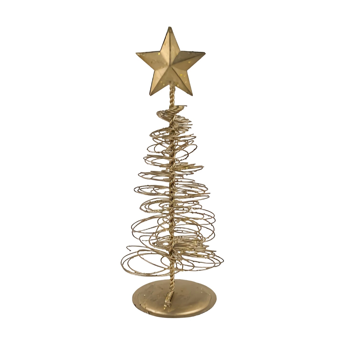 16/19/20cm Desktop Christmas Tree Ornament Nordic Style Metal Star Mini Christmas Tree Ornament 2025 Christmas Decorations