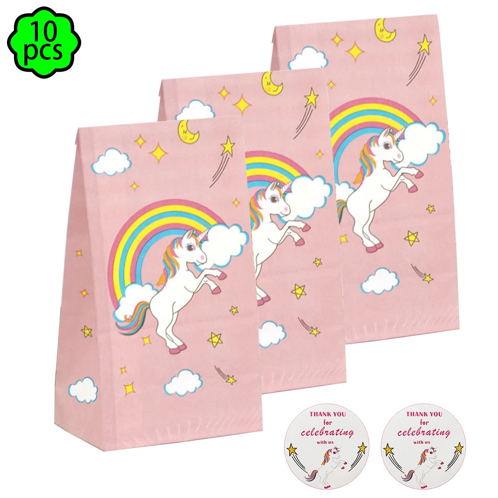 Unicorn Party Banner Garland standing Unicorn Balloon Kids girls Birthday Decoration Banner Baby Shower Unicorn party decoration
