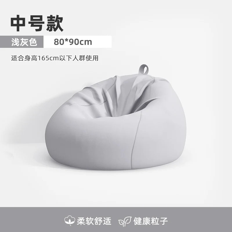 Seat Puffs Living Room Sofa Furniture Bean Bag Chair Single Sofa Pure Cotton And Linen Material Wohnzimmersofa Safe And Odorless
