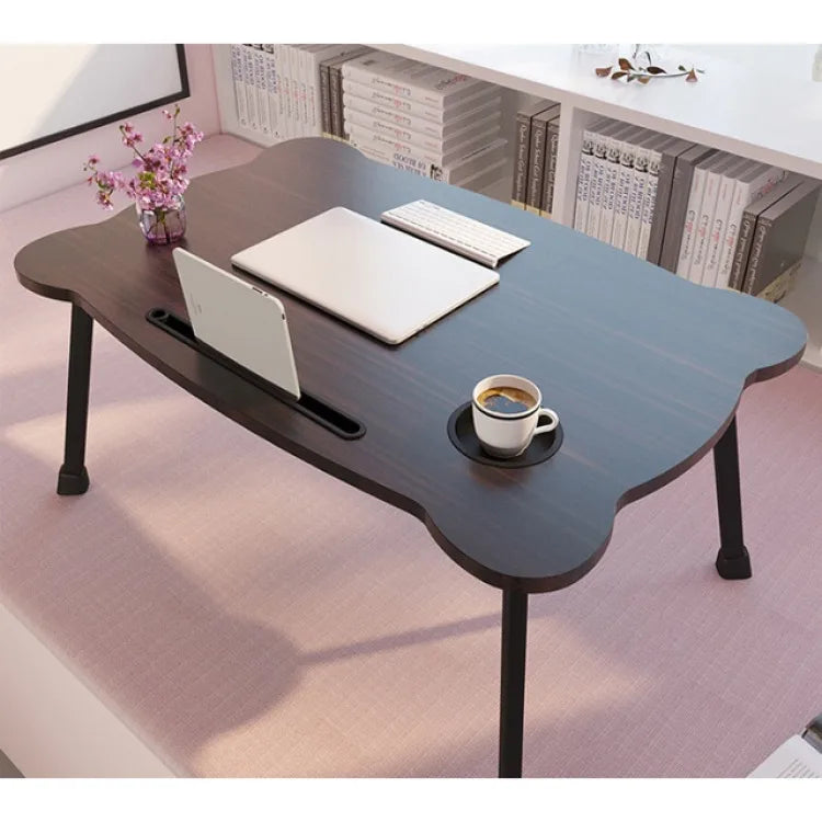 Cute Bed Desk Portable Foldable Laptop Table for Window Seat and Bedroom Use Lazy Table for Students Study Working