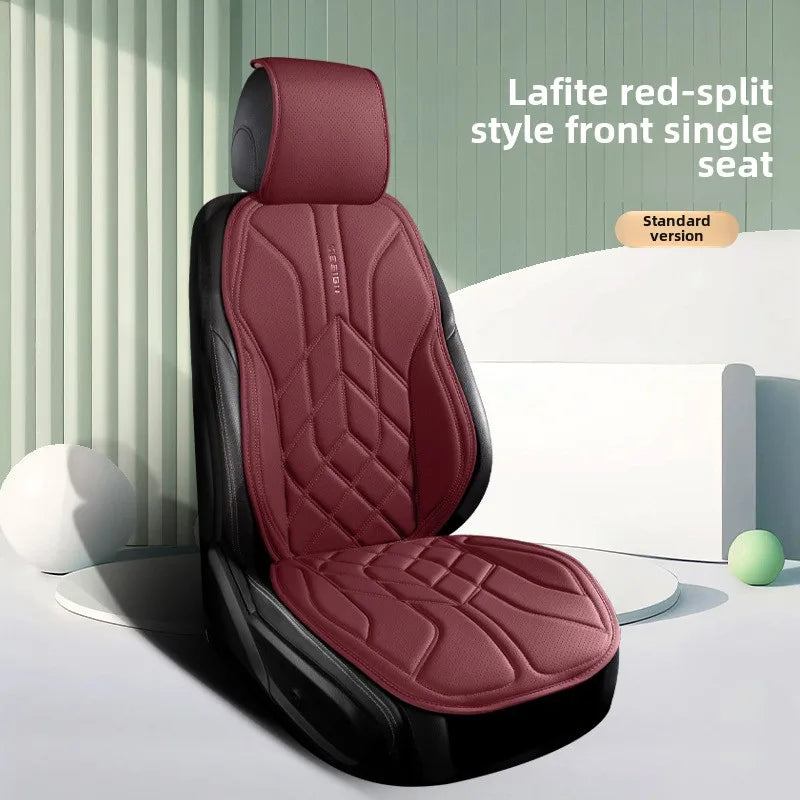 Universal Leather Car Seat Cover Four Season Auto Breathable Comfortable Saddle Pad Seat Covers for Car Seats Cover Protection