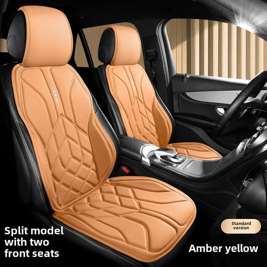 Universal Leather Car Seat Cover Four Season Auto Breathable Comfortable Saddle Pad Seat Covers for Car Seats Cover Protection