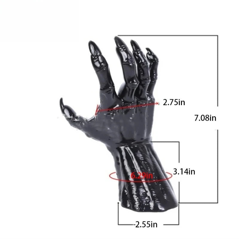 Halloween Wall Hanging Creepy Horror Hand Decorations Gothic Wall Hanging Art Sculpture Halloween Props