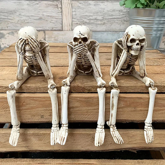 OPHIDIAN  Halloween resin figure-piece skeleton creative courtyard atmosphere decorative figure-piece