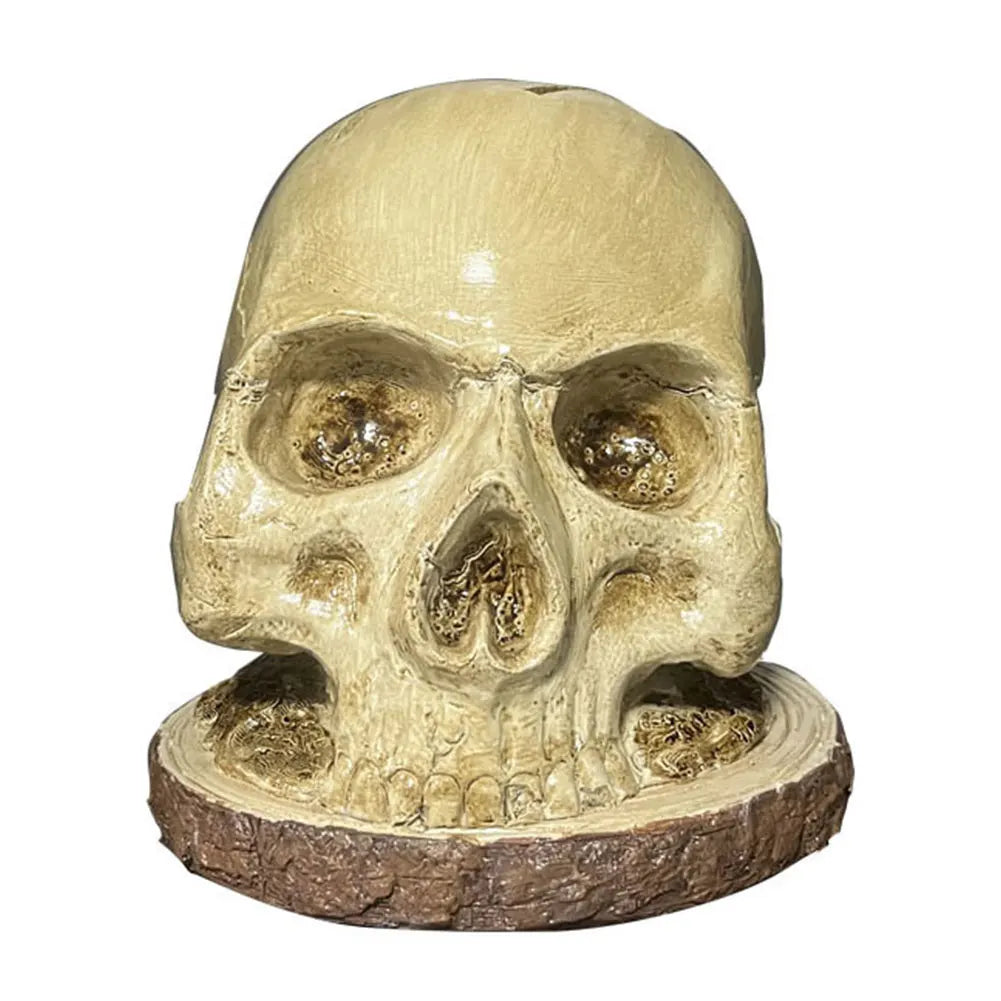 Skull Knife Holder Creative Skeleton Knife Stand Fruit Chopping Knife Stand Halloween Party Decoration
