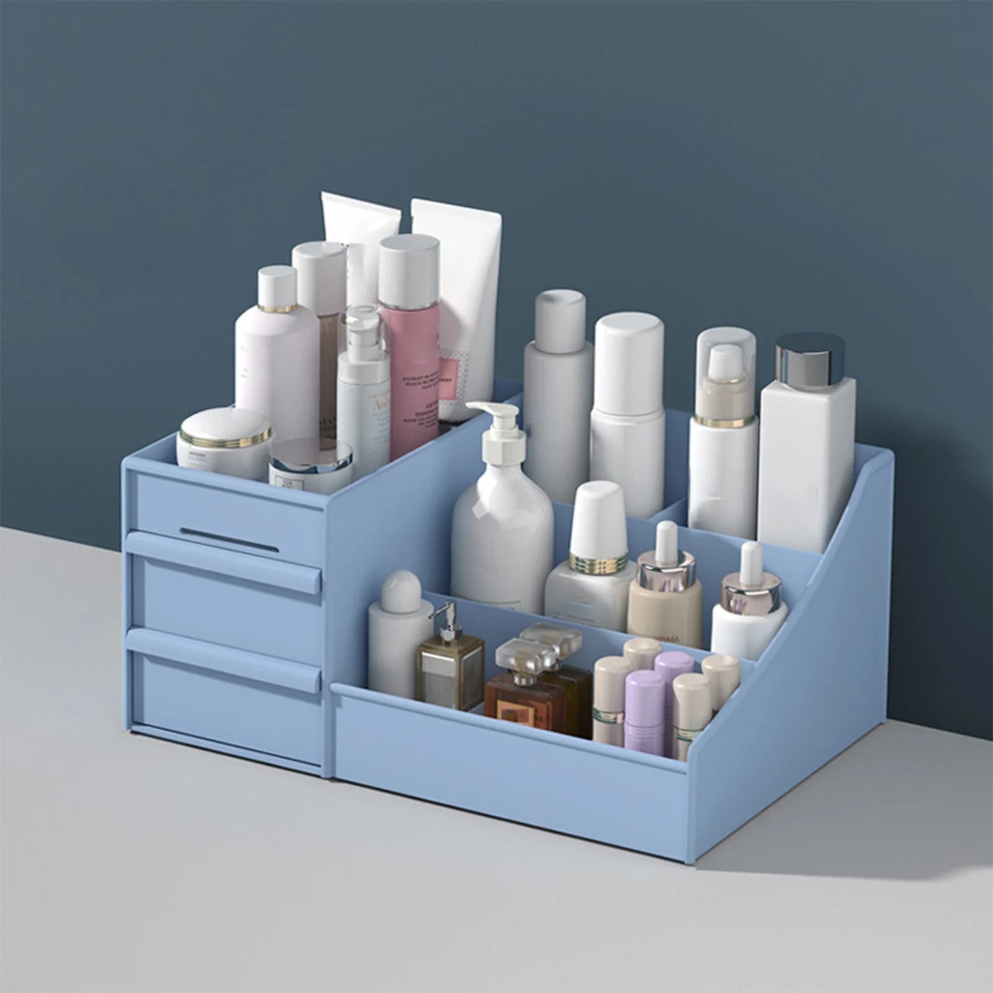 Tilt Pencil Holder for Students, Large Capacity Desktop Stationery Storage Box, Office Sundries Storage Shelf, Desk Organizer.