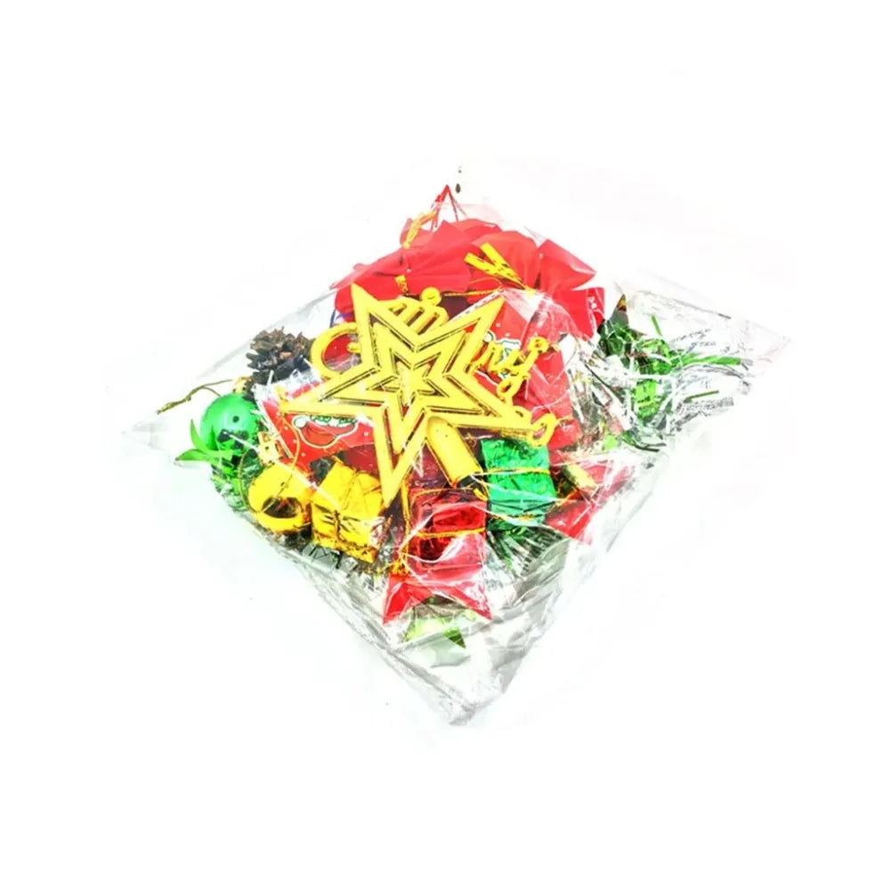 30/45cm Mini Christmas Tree New Year Gift DIY Handicraft Artificial Xmas Ornament LED Light Creative Xmas Tabletop Tree New Year
