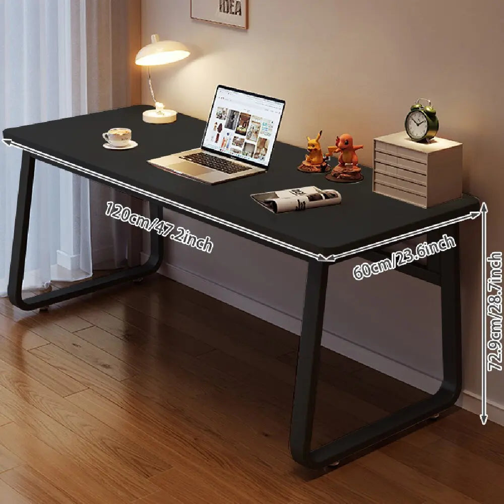 Computer Desk Modern Simple Style Desk for Home Office, White Small Writing Table Study Corner Work Desk for Bedroom
