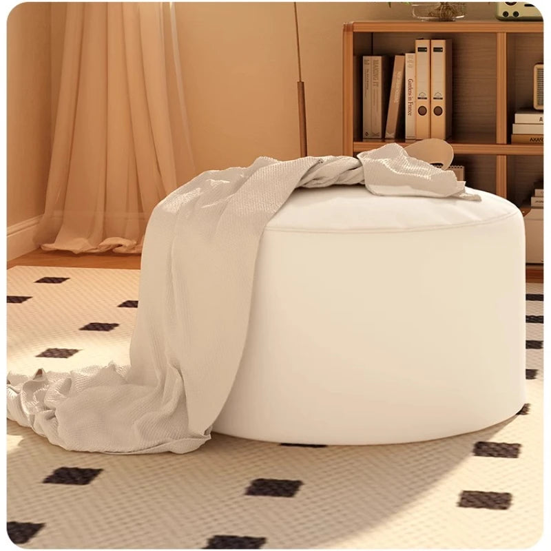 Seat Puffs Living Room Sofa Furniture Bean Bag Chair Single Sofa Pure Cotton And Linen Material Wohnzimmersofa Safe And Odorless
