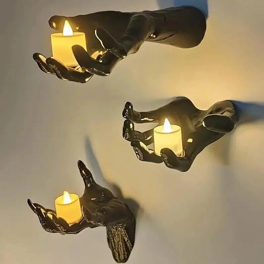 Halloween Wall Hanging Creepy Horror Hand Decorations Gothic Wall Hanging Art Sculpture Halloween Props