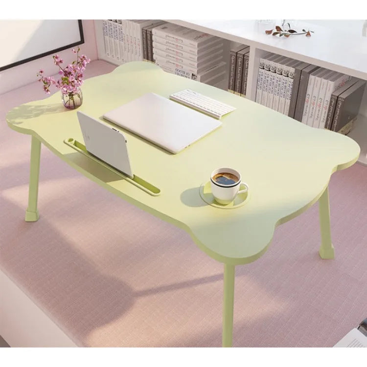 Cute Bed Desk Portable Foldable Laptop Table for Window Seat and Bedroom Use Lazy Table for Students Study Working