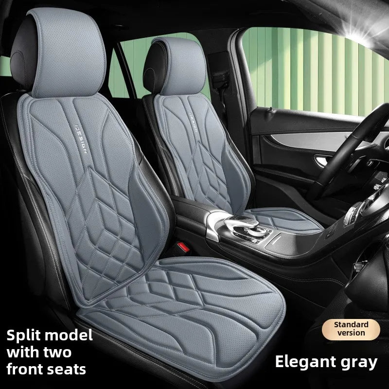 Universal Leather Car Seat Cover Four Season Auto Breathable Comfortable Saddle Pad Seat Covers for Car Seats Cover Protection